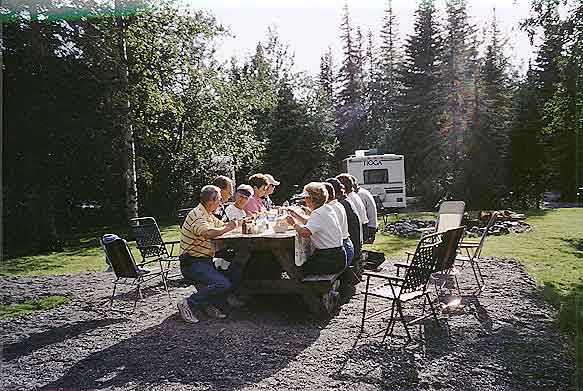 34 spaces in our RV Park each in a private wooded setting