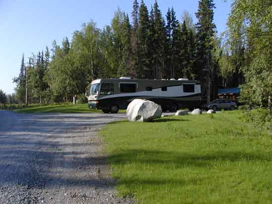 34 spaces in our RV Park each in a private wooded setting