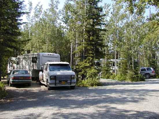 34 spaces in our RV Park each in a private wooded setting